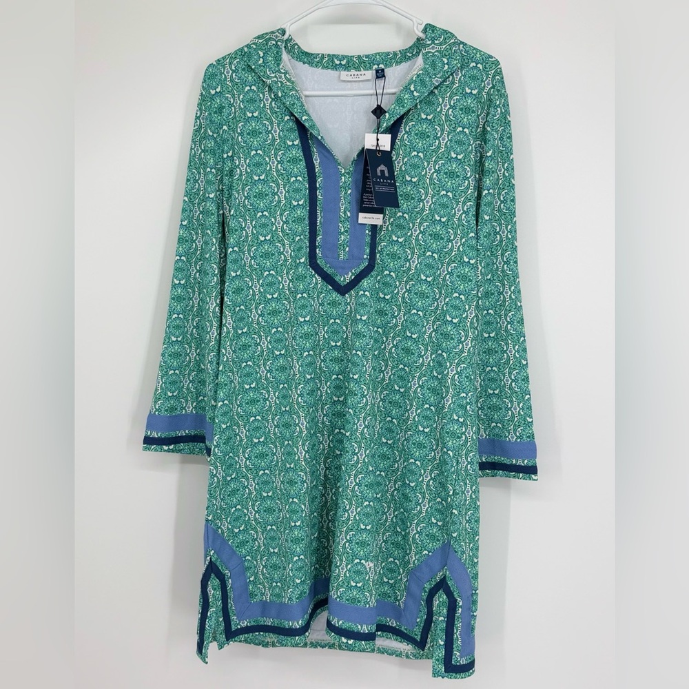 Cabana Life Hudson Tunic Mini Dress/Cover-up Sz Medium UPF 50 NWT - Picture 2 of 12